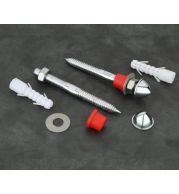 PR-169 Rack Bolt Stainless Steel Bathroom Commercial Heavy-Duty Fixing Hardware Shelf Wall Mount Anchor Anti-Rust Corrosion Proof Easy Install Professional Grade Durable Secure Threaded Heavy Load Towel Rack Bathroom Accessory Strong